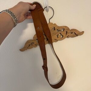 Anthropologie Brown Leather Belt